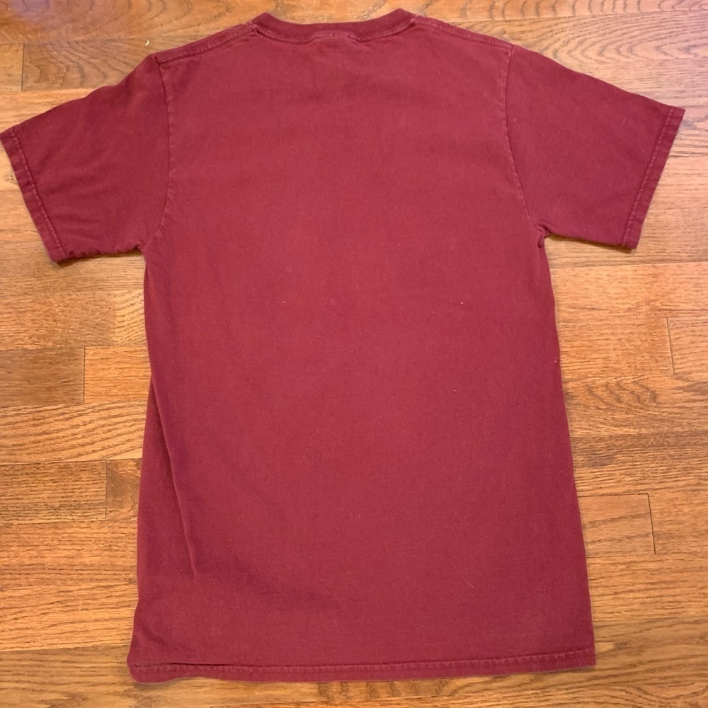 PUMPKIN FALL BURGUNDY SHIRT SMALL - Picture 3 of 4